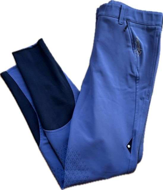 Equiline Grey-Blue Riding Breeches - Women's Small