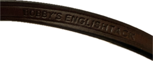 Bobby’s English Tack - Brown Flat Curb Reins - 54"