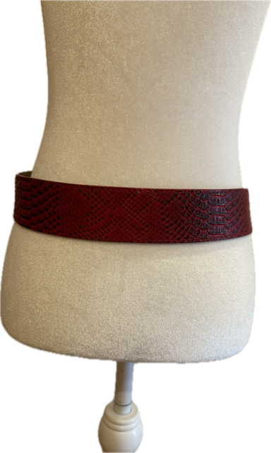 GhoDho Scarlett Snake Print Belt - Women's Medium