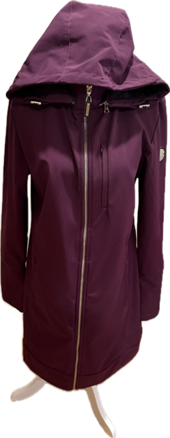 Noel Asmar Full Purple Rain Coat - Women's Medium