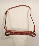 EquuSport Raised Fancy Butterfly Stitched Crank Noseband - XCob - New!