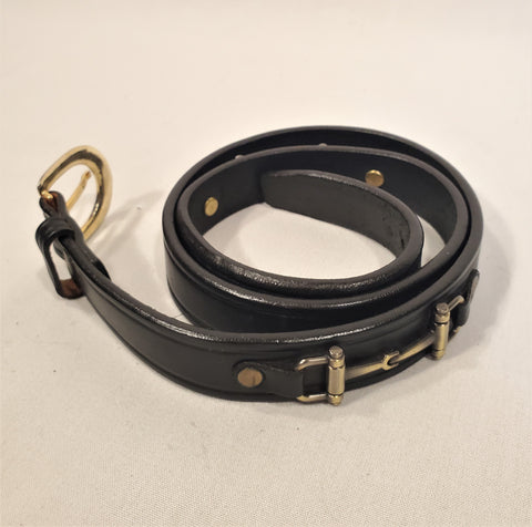 Tory Leather Snaffle Belt - 32 – The Show Trunk