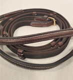 Horze Slender Intertwined Raised Reins - Full - New!