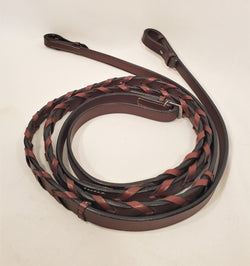 Kincade Flat 5/8" Laced Reins - Full - New!