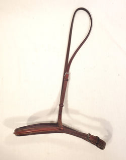 New Cavalry Raised Padded Fancy Stitched Noseband - Full