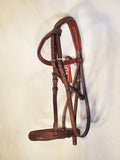 CWD Fancy Stitched Wide Noseband Hunter Bridle - Size 2 - New!