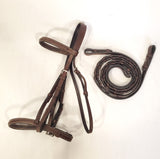 Fancy Stitched Bridle with Reins - Pony
