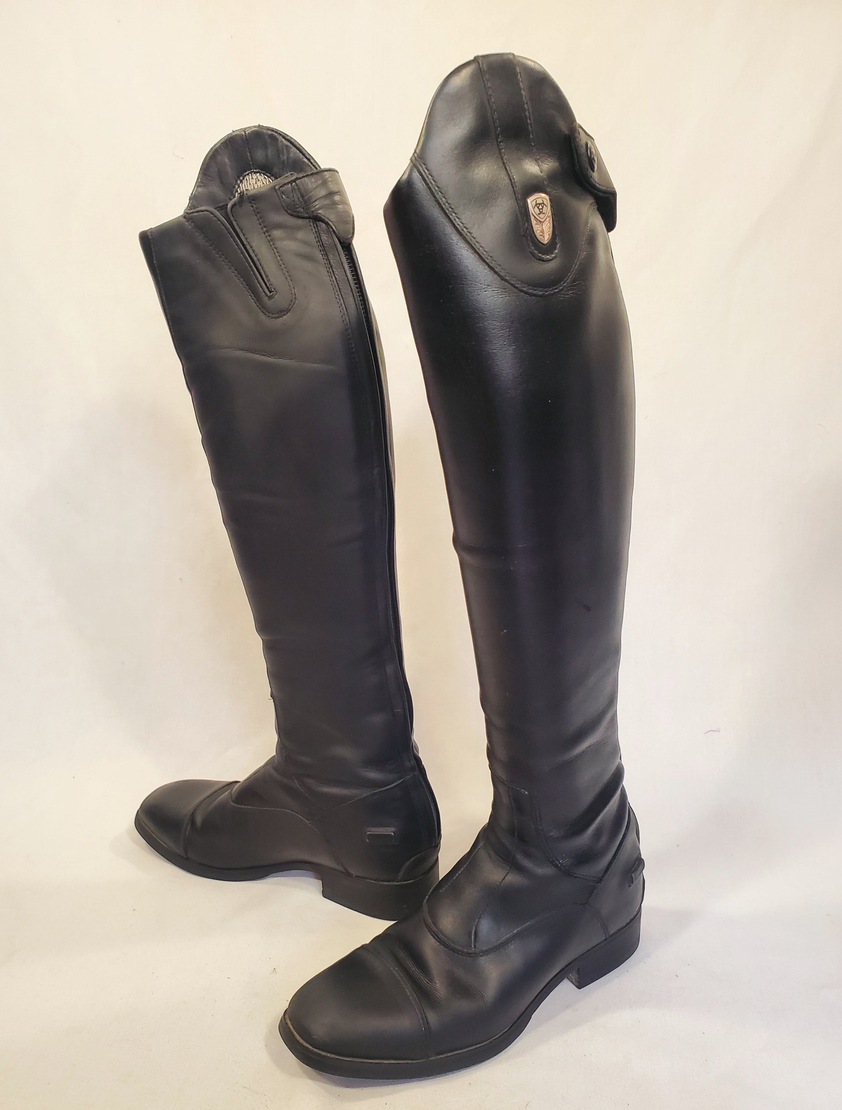 Womens tall clearance black dress boots