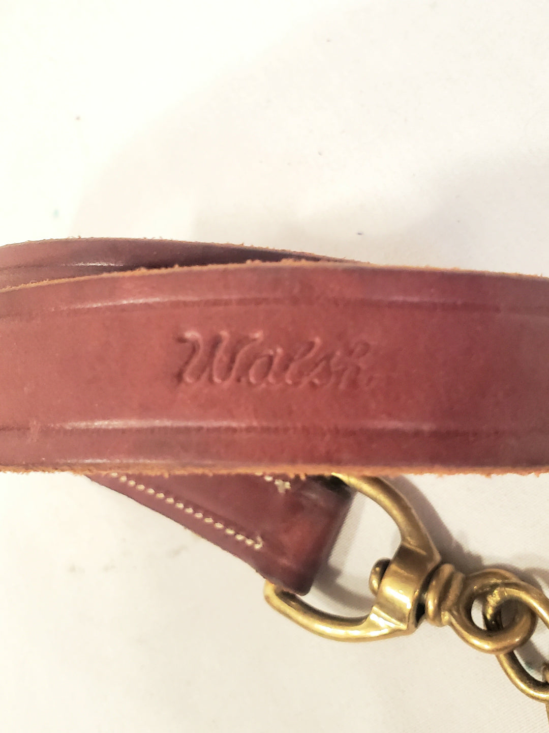 Walsh Leather Lead with Chain - New!