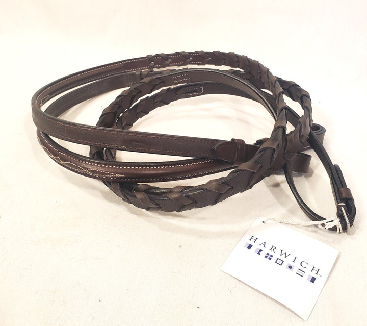 Harwich Fancy Stitched Laced Reins - Full - New!