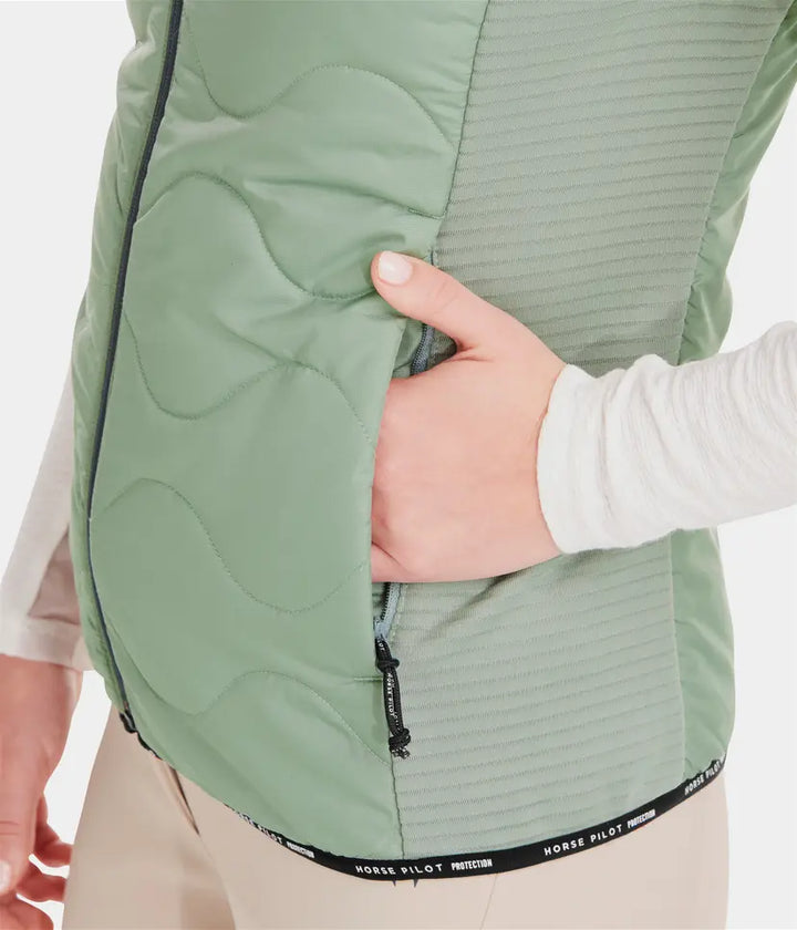 Horse Pilot Rider Vest - XL - New! Green Size XL - New - Luxury Equestrian Gear