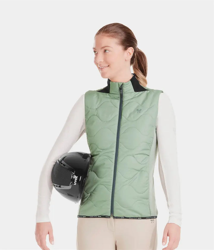 Horse Pilot Rider Vest - XL - New! Green Size xl - New - Luxury Equestrian Gear