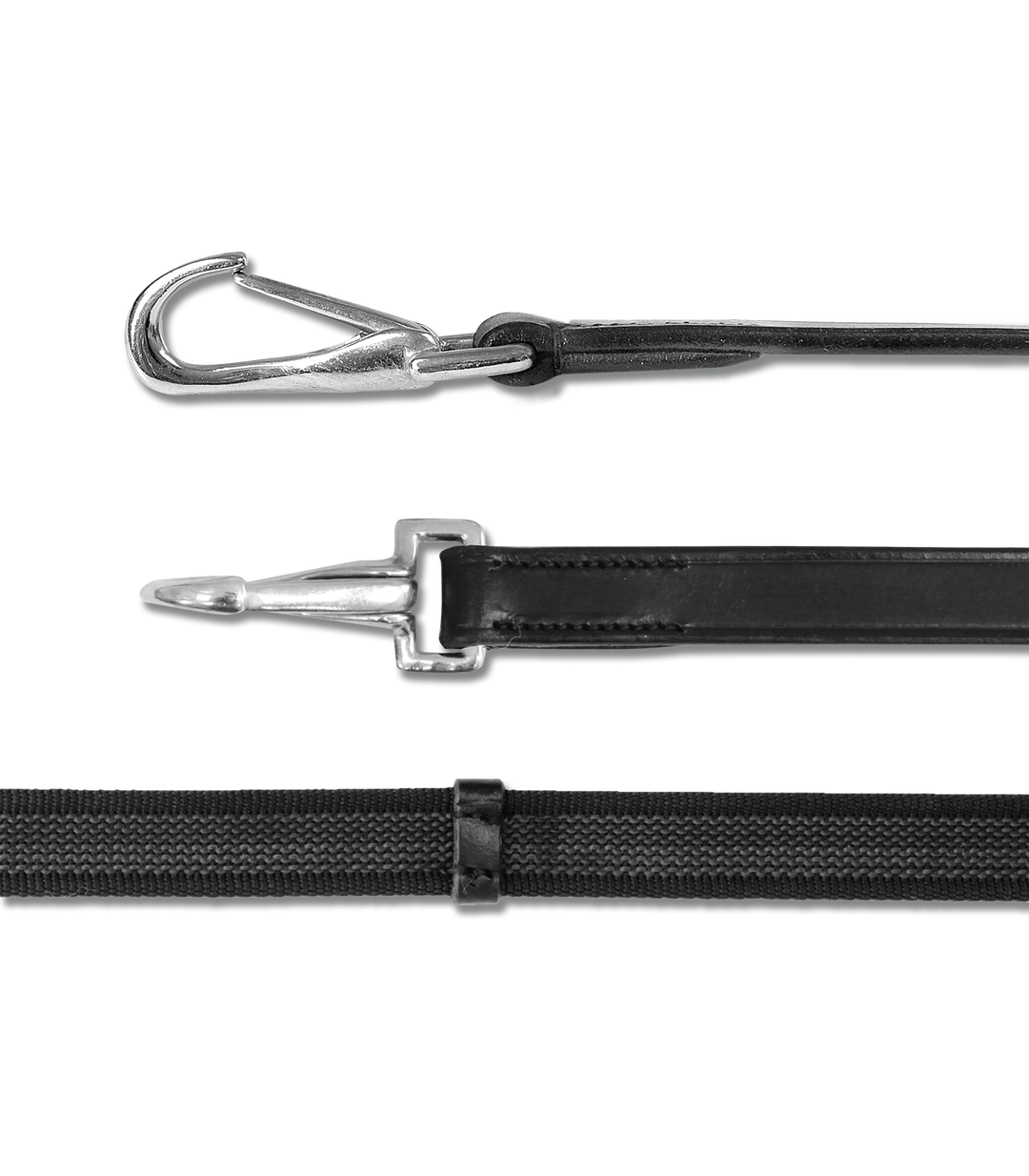 Waldhausen X-Line Anti-Slip Reins w/ Carabiner Hooks - Full - New!
