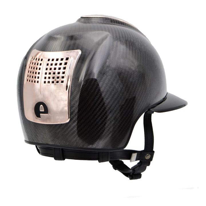 KEP Italia E-Light Carbon Rose Gold Riding Helmet - 7 1/8 (57) with KEP Bag - New!