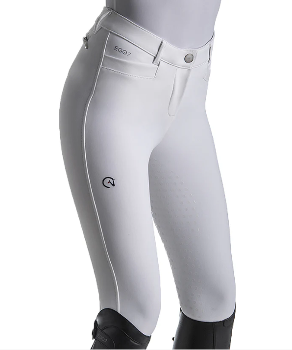 EGO7 Ladies’ Dressage CA Full-Seat Breech - White - New!