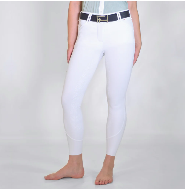 For Horses Ennie Full Seat Breeches – White - IT 42 (US 26/27)