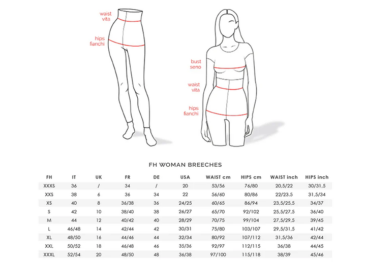 For Horses Ennie Full Seat Breeches – Black - IT 40