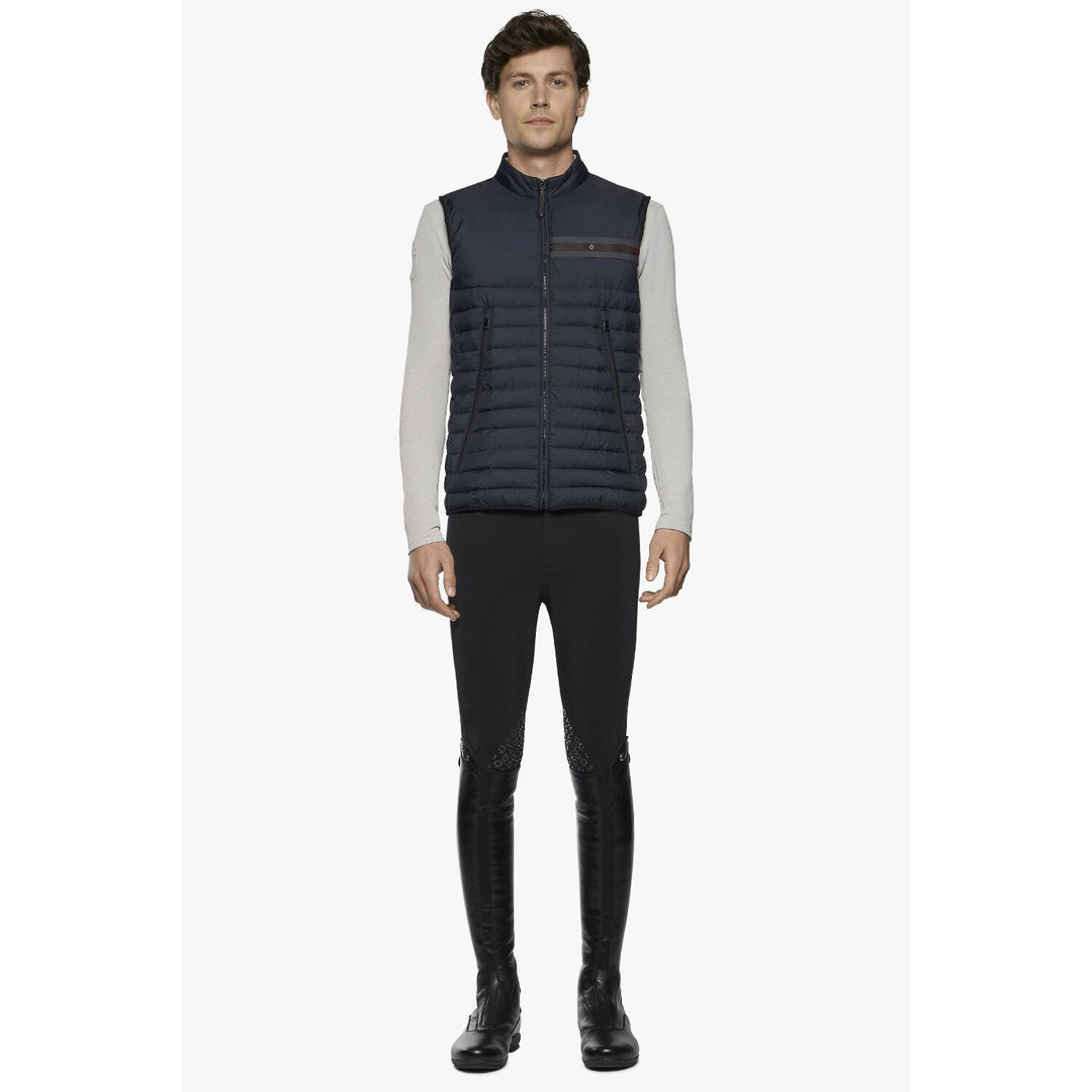 Men’s CT Team Red Stripe Quilted Vest