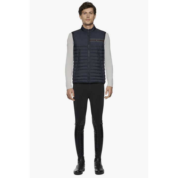 Men’s CT Team Red Stripe Quilted Vest