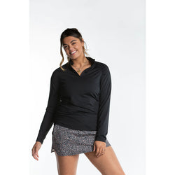 Hannah Childs Naomi Long Sleeve Zip Top - S - New!