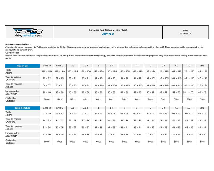Helite 50cc cartridge