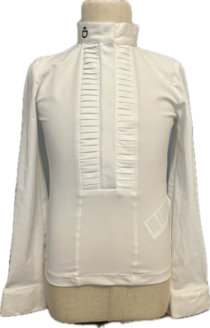 Cavalleria Toscana Pleated Jersey Competition Shirt- Child's 8- NEW!