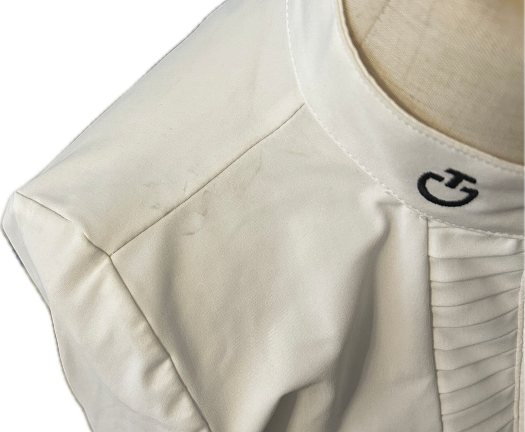 Cavalleria Toscana Pleated Jersey Competition Shirt- Child's 8- NEW!