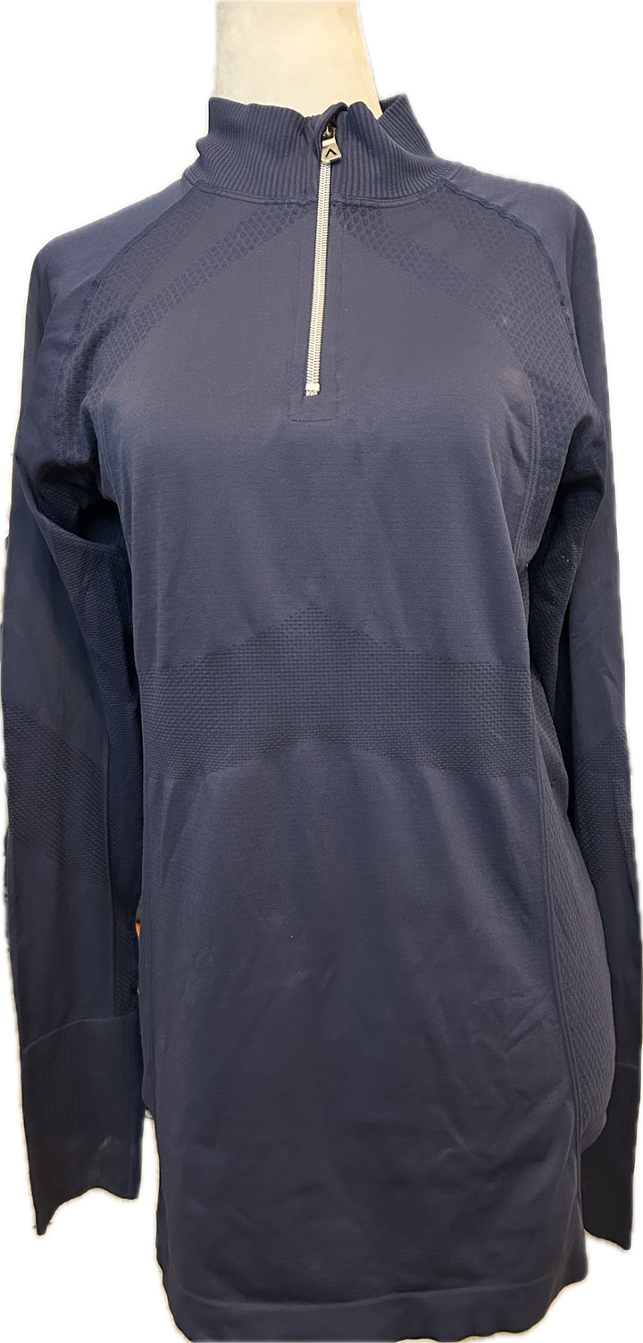 Anique Signature 1/4 Zip Shirt- Women's L