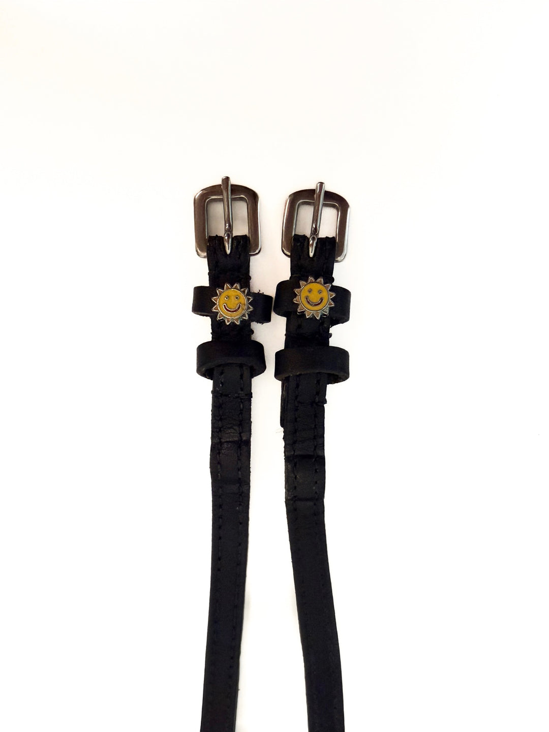 English leather spur straps - 16"