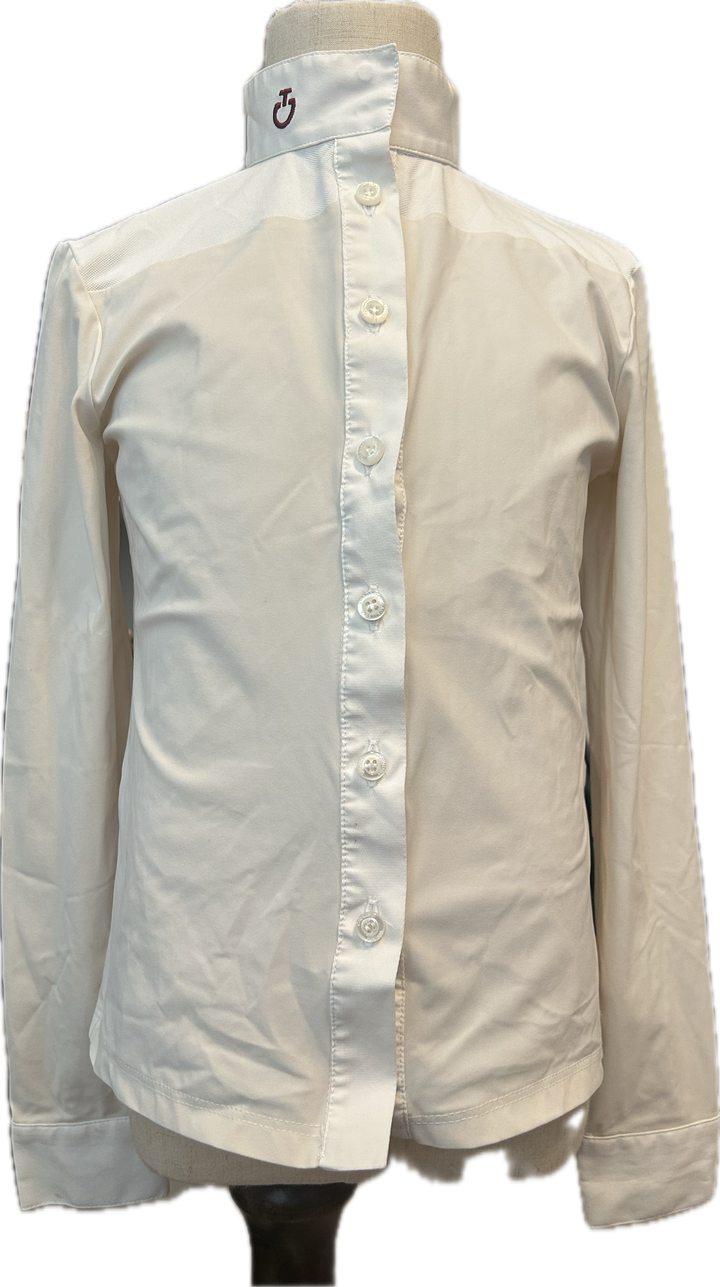Cavalleria Toscana Long Sleeve Show Shirt- Girl's 10