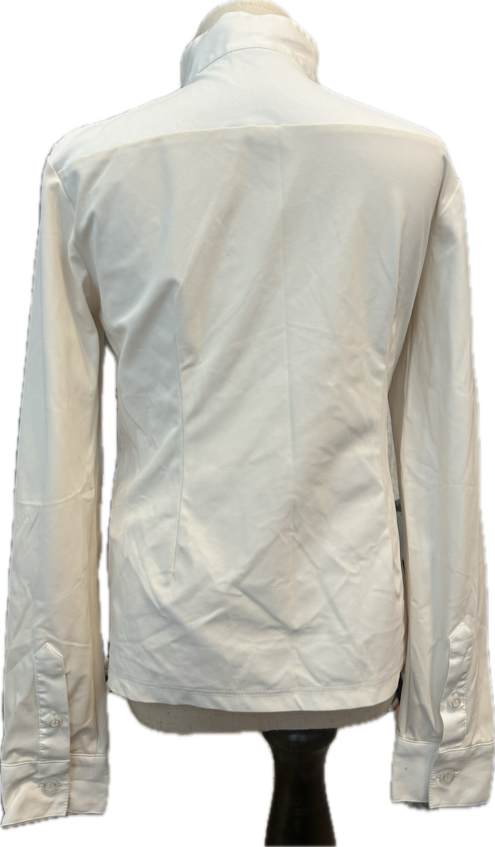 Cavalleria Toscana Long Sleeve Show Shirt- Girl's 10