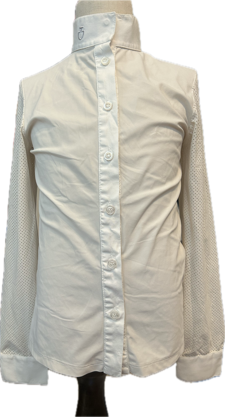 Cavalleria Toscana Long Sleeve Show Shirt- Child's 10