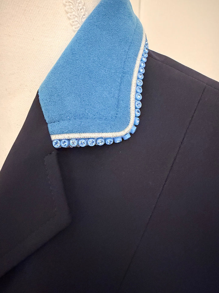 Equiline X-Cool 'Gait' Custom Show Coat Women's IT 38 (US 2-4) Navy/Blue - New!