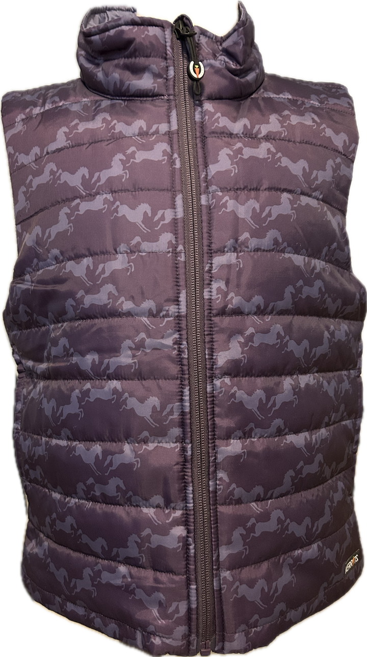 Kerrits Horse Crazy Quilted Vest- Child's M
