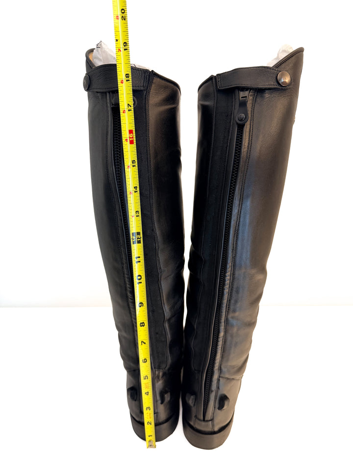 Der Dau Custom Leather Field Boot - Black - Women's 10.5 - New!