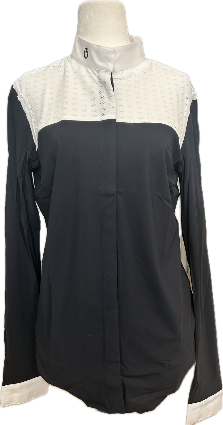 Cavalleria Toscana Lightweight Jersey Show Shirt- Women's XL- NEW!