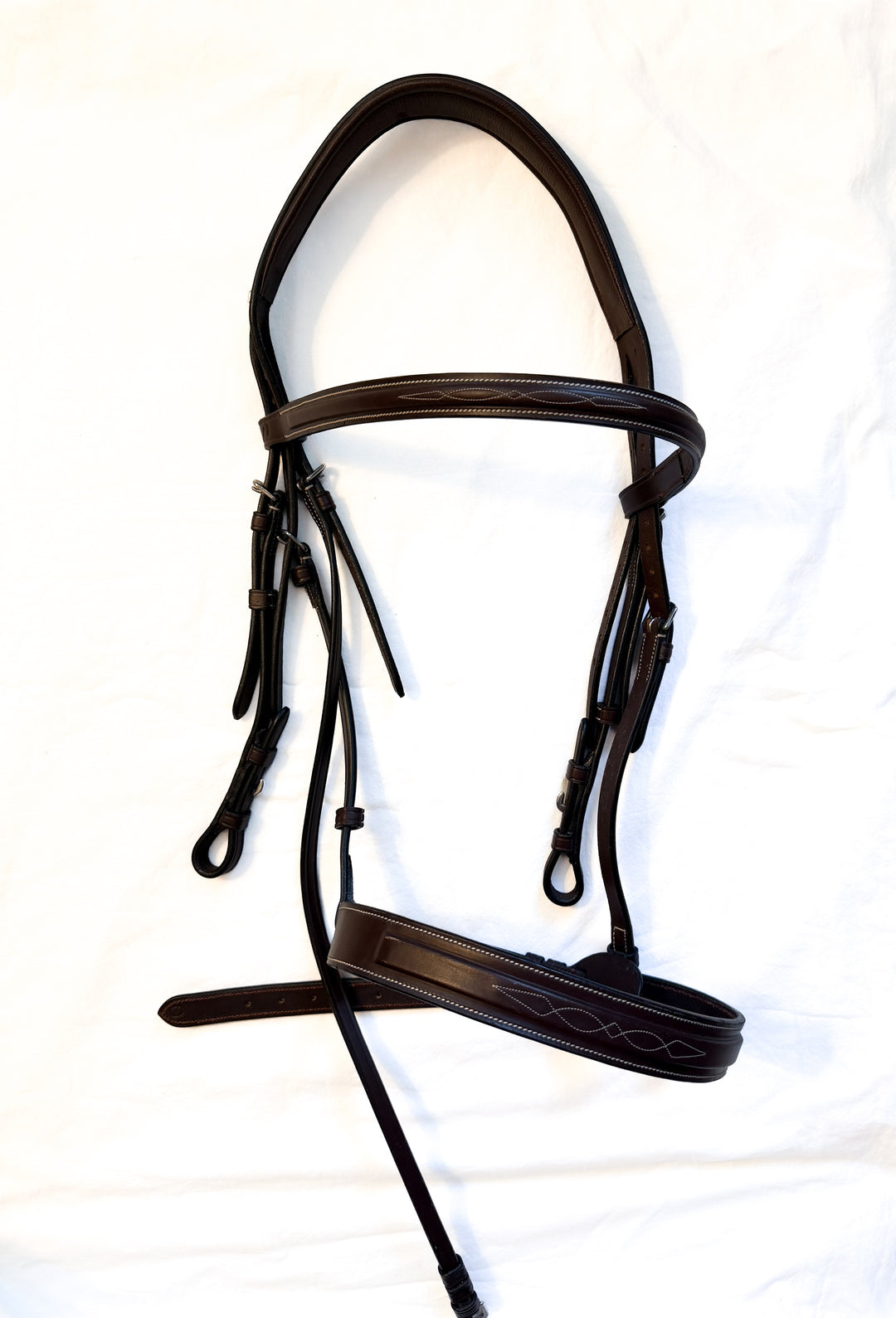 Dy´on Full US Hunter Collection bridle and 1/2 laced reins - New!