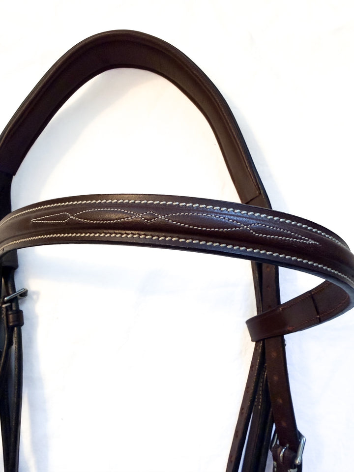 Dy´on Full US Hunter Collection bridle and 1/2 laced reins - New!