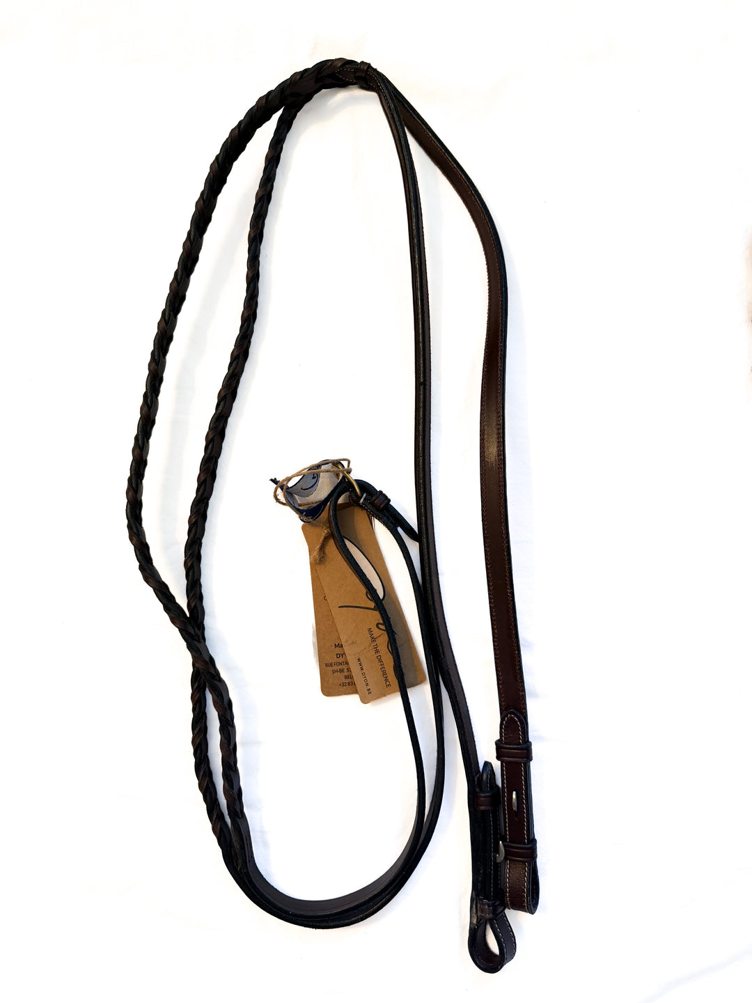 Dy´on Full US Hunter Collection bridle and 1/2 laced reins - New!