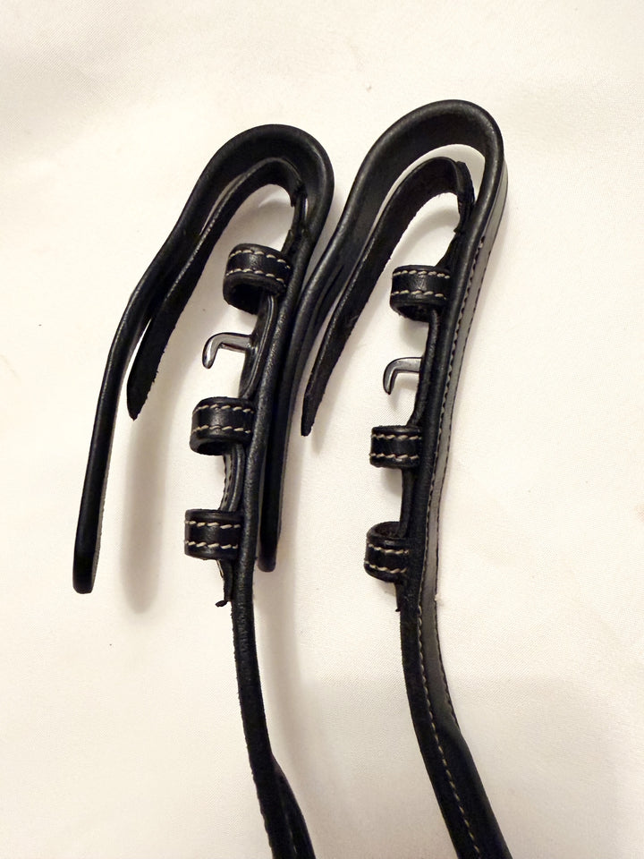PS of Sweden 'Flying Change' Dressage Bridle and Reins - Black - Full
