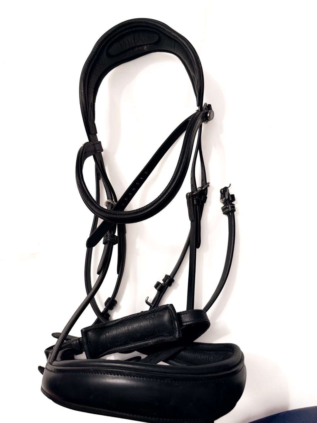 PS of Sweden 'Flying Change' Dressage Bridle and Reins - Black - Full