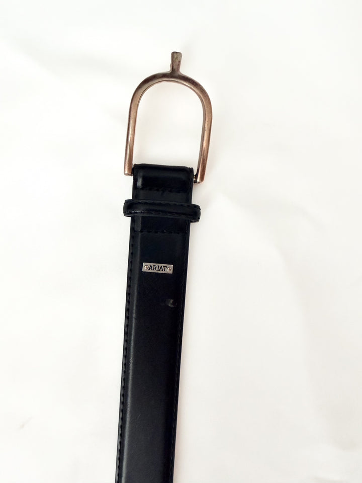 Ariat Leather Spur Belt - Black - Women's X-Small