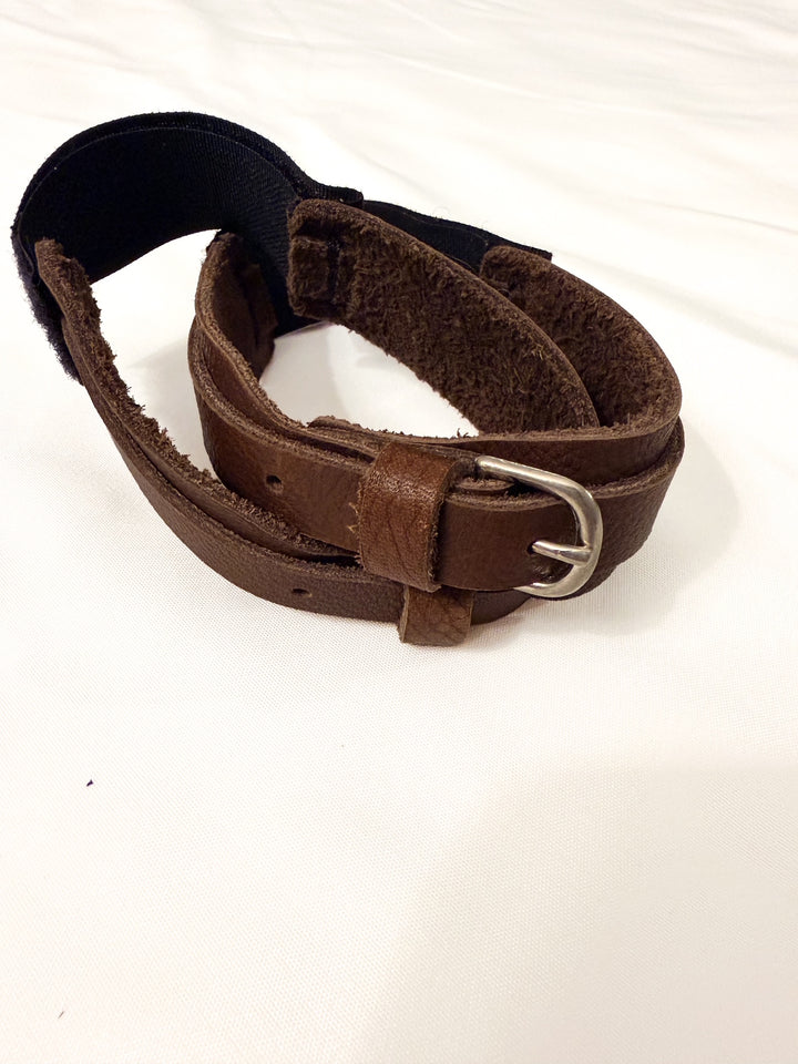 Camelot Quik n EZE Garter Straps - Brown - Small