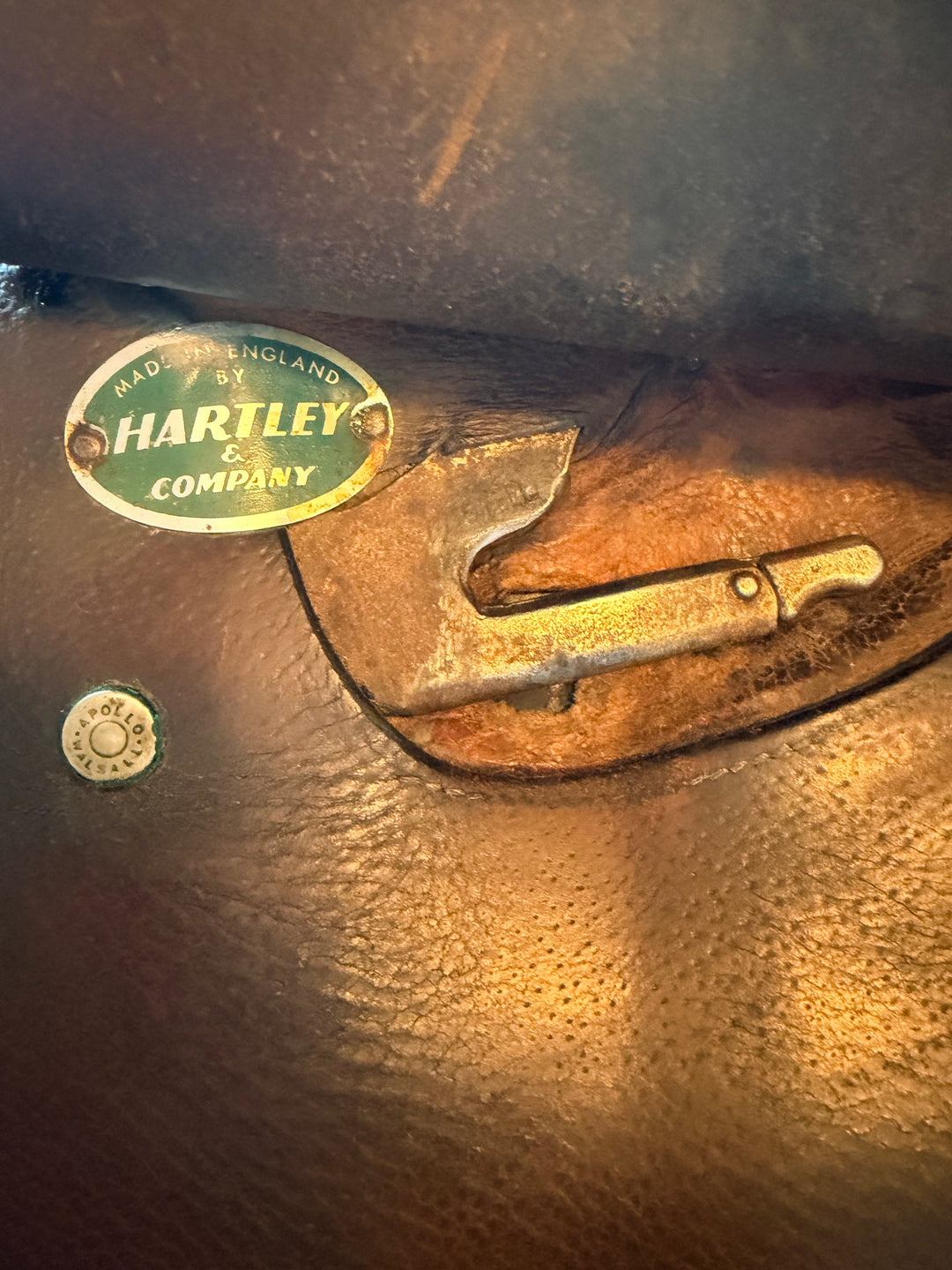 16.5" Vintage Hartley & Company Saddle