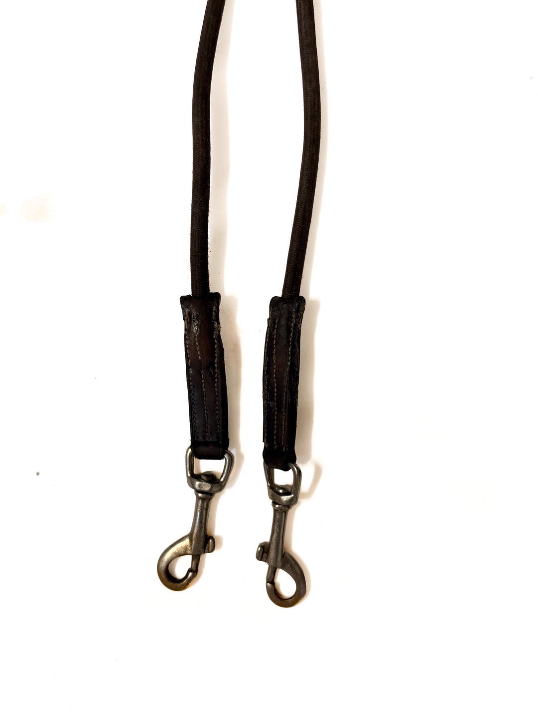 Dark Brown Leather Draw Reins - 88"
