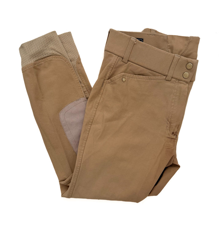 Ariat Knee Patch Breeches Tan - Women's  Women's US 26R
