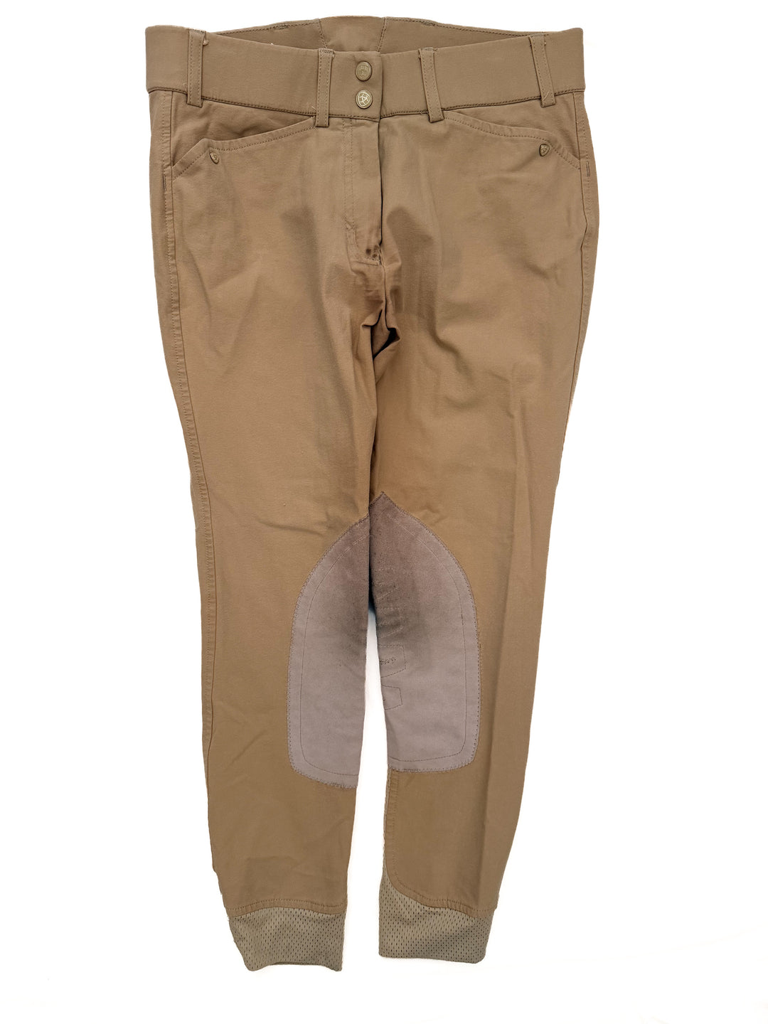 Ariat Knee Patch Breeches Tan - Women's  Women's US 26R
