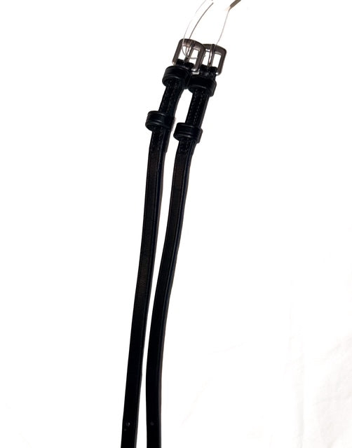 Black Leather Spur Straps - Child - New!