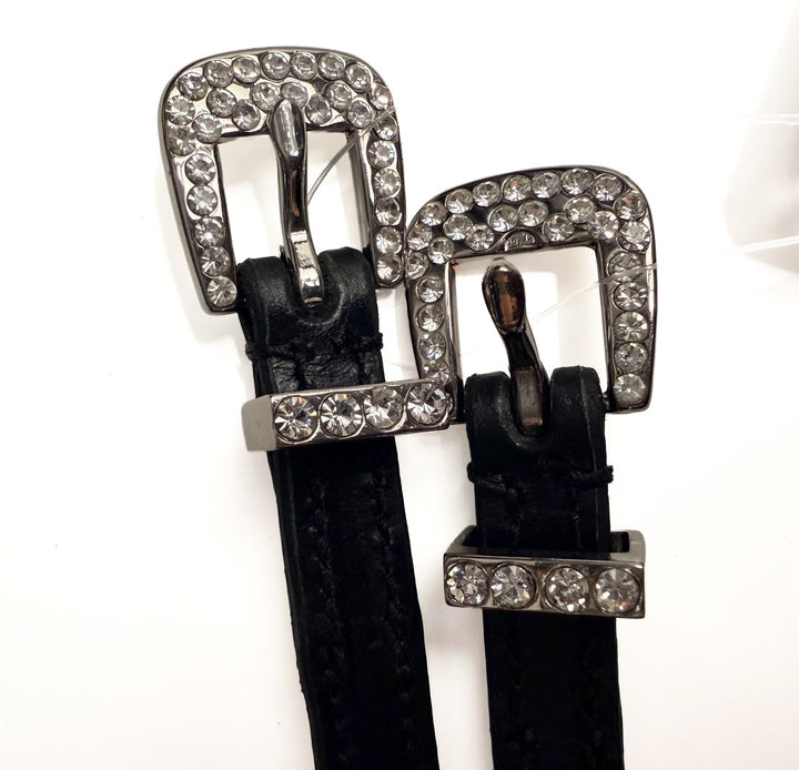 Henri De Rivel Leather Spur Strap with Diamond Buckle 18" - New!