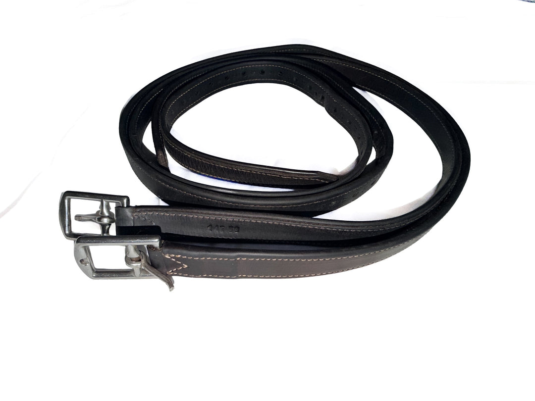 Voltaire Stirrup Leathers - Dark Brown - 58"